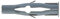 Fischer Tasselli FU 6 x 35 mm per Forati e Cartongesso, 100 Pezzi, 502345