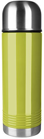 Emsa 515208 Senator Isolierflasche, Thermosflasche, mobiler Kaffeebecher, 700ml, Thermobecher, Isolierbecher, Safe Loc Verschluss, limone