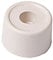 Merriway BH02256 (2 Pcs) Floor or Wall Mounted Door Stops, White 35mm (1.3/8 inch) Diameter - Pack of 2 Pieces