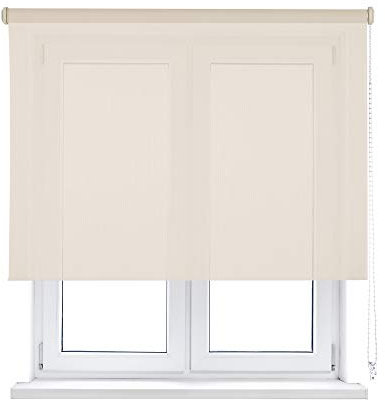 VIEWTEX Seitenzugrollo Screen 10% Öffnungsgrad Beige 135 x 250 cm 5 Jahre Garantie