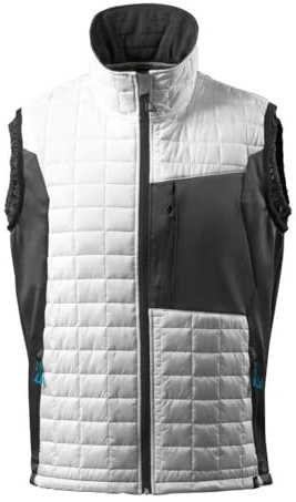 Mascot 17165-318-0618-XS Thermoweste Mit Climascot Größe in Weiß/dunkel anthrazit, XS