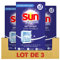 Sun Nettoyant Lave-Vaisselle Expert Boost, Nettoyant machine contre le Calcaire et les Dépôts de Graisse, 9 Doses (Lot de 3x3 Doses)