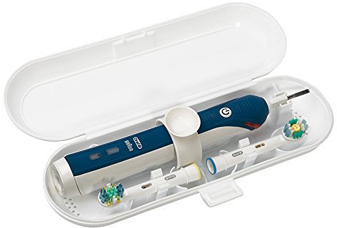 meilinkeji Plastic Electric Toothbrush Travel Case for Oral-B Pro Series, White