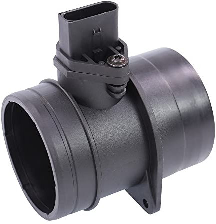 BESTPRICE 1x Luftmassenmesser 5-polig Kompatibel mit AUDI A3 (8L1), A4 B6 (8E2), SEAT LEON (1M1), TOLEDO (1M2), VW BORA (1J2)(1J6), GOLF 4 (1J1)(1J5) PASSAT B5, PASSAT B5.5 (3B3)(3B6), TRANSPORTER T4