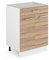Vicco Küchenunterschrank R-Line, Sonoma, 60 cm mit Schublade, ohne Arbeitsplatte