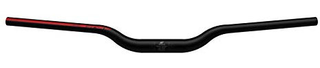 Spank Spoon 35 mm, Rise 40 mm Fahrradlenker, Schwarz/Rot, 800 mm