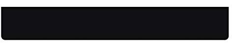 Lampa 14256 Paraspruzzi Lungo in PVC, Superficie Liscia - 240x35 cm - Nero