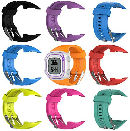 Ersatzarmband, Verstellbares Armband aus weichem Silikon als Ersatz mit Werkzeug Garmin Forerunner 10/Forerunner 15 GPS Running Watch（Männlicher Stil）
