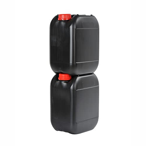 Garrafa bidón plástico 10 litros Negra homologado ADR boca ancha ideal para agua gasolina químicos depósito aire acondicionado camping furgoneta camper (2)