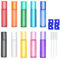 testyu 10 Stück Ätherische Öle Roller Flaschen, 10 ml Roll on Leer Glasflaschen Milchglas Rolle Flaschen mit Edelstahl-Kugel für Aromatherapie, Duftstoff, Zuhause