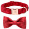 Elegant little tail Weihnachtshundehalsband, Welpenhalsband, Hundehalsband für Männer oder Frauen mit Schleife, verstellbare, weiche Fliege, Hundehalsbänder für kleine Hunde