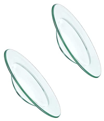 Cabilock 2 Stücke Glasschale Runde Servierplatte Wärmeschale Heizung Ätherisches Öl Zubehör Glas Kerze Wamer Schale Duft Wärmer Platten Wachs Wärmer Schüssel Wachs Heizplatten Set