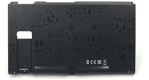 [Parti di videogiochi] Cangkang Pengganti for Nintendo Switch Konsol Penyeberangan Binatang Terbatas Cangkang Perumahan Joy-Con Penutup Caseing Dok TV Dasar Pengisi Daya [Sostituire] ( Size : Back cov
