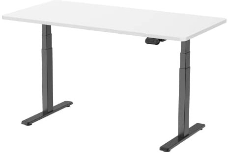 StandXT Schreibtisch höhenverstellbar elektrisch D06, 2 Motoren, Höhe 62-128cm, Kollisionsschutz, 100 kg Traglast, Memoryfunktion