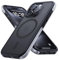Lamicall Case for iPhone 15 Pro for MagSafe, [Real Airbag] Megnetic Phone Case for iPhone 15 Pro, 12 FT Military Grade Shockproof Bumper, Protective Translucent Hard Slim Cover 6.1” - Black