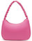 CYHTWSDJ Damen Shoulder Bags for Women, Cute Handbag Mini Clutch Purse with Zipper Closure Hobo Tote Handtasche, Braid Pink