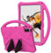Unichthy Kids Case for Xiaomi Redmi Pad SE 11 inch Tablet 2023 Full Body Protective Cover with Handle Stand Lightweight Shockproof Case for Redmi Pad SE Tablet Deep Pink