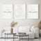 Herfair Islamische Bilder Wohnzimmer Deko Poster 3er Set Koran Arabische Wandbilder Kunstdruck Bilder Leinwand Ohne Rahmen Islam Wandposter (40 x 50 cm)