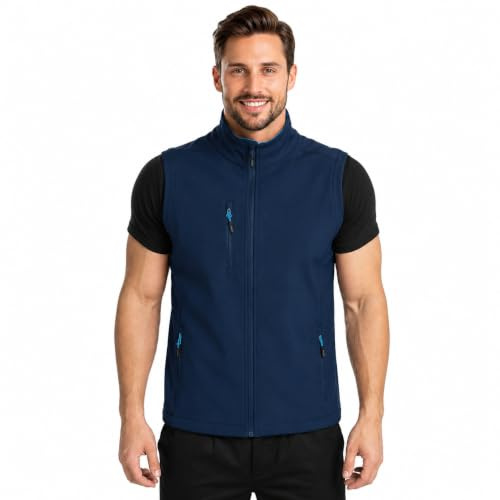 BWOLF GRIN Gilet Softshell pour Homme - Gilet d'extérieur en Softshell pour Homme - Gilet de Travail