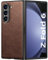 X-level Hülle für Samsung Galaxy Z Fold 6, PU-Leder Handyhülle Dünn Case Stoßfeste Cover kompatibel mit Samsung Z Fold 6 5G - Braun