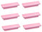 Möbelknöpfe Holz 6 Stück Kleiderschrank Schublade Schuhschrank Bücherregal Sparschrank Kinderzimmer Farbiger Holzgriff 64Mm Rosa