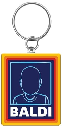 SC Products Baldi Funny Keyrings | Bald Lives Matter Fathers Day Keyring Bald Joke Gifts for Men | Dad Keyring Funny Dad Gifts | Grandad Keychain grandad fathers day gift | Rude Father's Day Presents