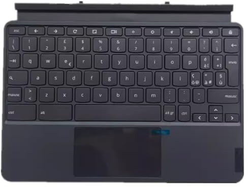 fqparts Tastiera per computer portatile Lenovo IdeaPad Duet Chromebook CT-X636F nero layout IT
