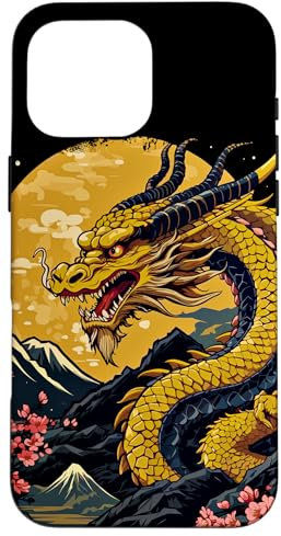 iPhone 16 Pro Max Aesthetic Japanese Dragon Asian Japan Tattoo Japan Style Case