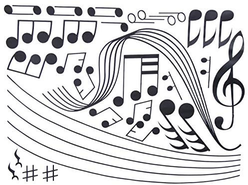 Remingtape Music Note Sticker WäNde für Musikhaus Schlafzimmer Dekoration