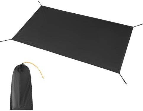 Qunature Lona Impermeable para Tienda de Campaña, Protección de Suelo Ligera con Bolsa de Almacenamiento, Ideal para Acampada, Camping y Senderismo, 200 * 110 cm