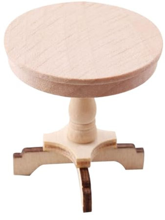 Fenteer Puppenhaus Holztisch 1:12 Möbel Spielzeug Modell Miniatur Couchtisch Handgemachte DIY Dekoration Zubehör