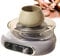 Strumenti elettrici per Modellare la Ceramica con tornio | velocità Regolabile all'infinito | Kit di Strumenti artistici Fai da Te per Principianti | Pedale Incluso (Grigio)