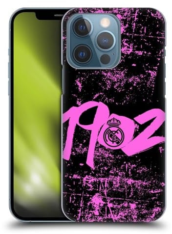 Head Case Designs sous Licence Officielle Real Madrid CF Rose 1902 Urbain Coque Dure pour l'arrière Compatible avec Apple iPhone 13 Pro