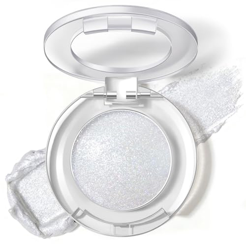Duochrome Glitzer Lidschatten, Holografischer Chameleon Eyeshadow, Sparkly Shimmer Eye Shadow für Augen Make-up, Metallic Lidschatten Highlights Effekt (Dewy Sparkle)