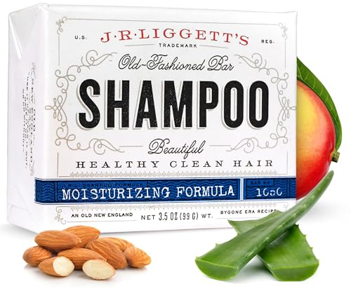 J.R.LIGGETT'S All-Natural Shampoo Bar, Supports Strong & Healthy Hair (3.5 oz (1-pack), Moisturizing)