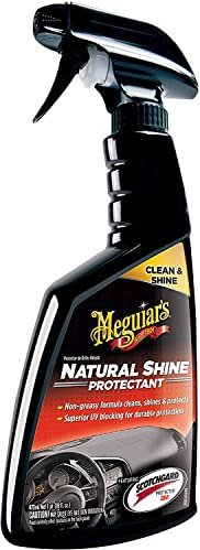 Meguiar`s ME G4116 Natural Shine Vinyl et Rubber Protectant Spray, 473 ML