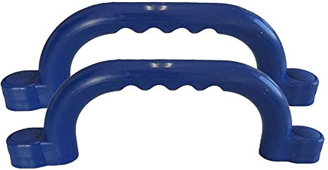Haltegriffe blau Zubehör Spielanlagen Set mit 2 Handgriffe für Kinder von Gartenpirat®