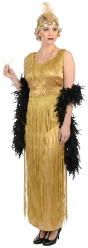 DEGUISE TOI Vegaoo Charleston-Kleid 20er-Kostüm Gold - XL