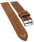 Herzog Parma Ersatzband Uhrenarmband | Leder Hellbraun mit Ziernaht 33670, Stegbreite:22mm, Schließe:Silbern