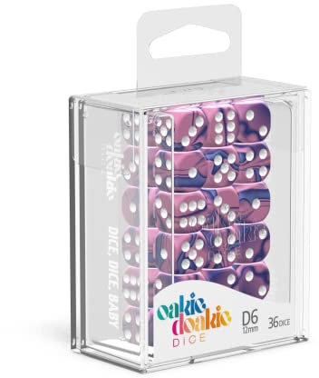 Oakie Doakie Dice Unisex – Erwachsene W6 Würfel 12 mm Gemidice, Venus