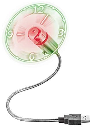 Trust USB-Mini-Lüfter mit Uhr
