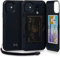 TORU CX PRO für iPhone 11 Hülle Wallet | Stoßfeste Schutzhülle mit verstecktem Kartenhalter und Kartenfach | Spiegel und Handschlaufe inklusive - Schwarz