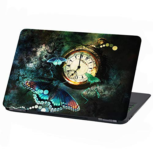 Laptop Folie Cover: Strange Klebefolie Notebook Aufkleber Schutzhülle selbstklebend Vinyl Skin Sticker (17 Zoll, Lp34 Mystical Time)