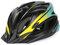 Victgoal Adults Bike Helmet for Men Women Detachable Magnetic Goggle Visor Bicycle Helmet with LED Rear Light Cycling Road Mountain Cycle Helmet (Black Cyan-V)