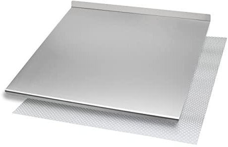 INOXLM Tabla de amasar de acero inoxidable Varios tamaños para la cocina para el bar para el restaurante para amasar (30X56 Doble 2 cm Altura 4 cm)