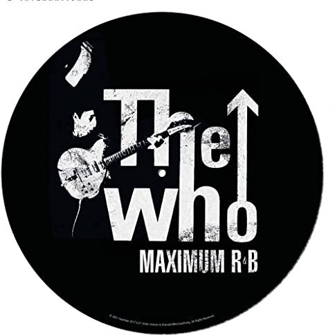 Who Turntable Record Slip Mat for Mixing, DJ Scratching and Home Listening (Maximum R&B Design) - Official Merchandise