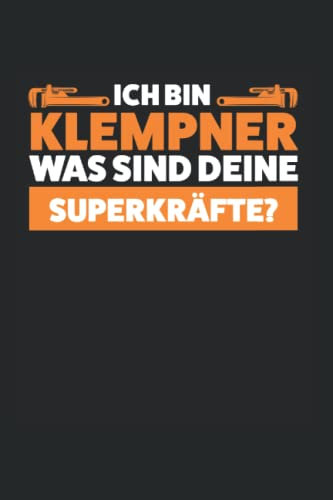 Ich bin Klempner Klempner Installateur: Klempner & Installateur Notizbuch 6' x 9' Sanitär Modelleisenbahn Geschenk