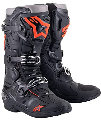 Alpinestars Tech 10, Scarpe Uomo, Nero, 44.5 EU