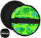 Sunflex® Neopren Sure Catch Set Camo Green mit Zwei Schlägern und einem Ball in schwarz | Klettballspiel weich und leicht | extrem robust und langlebig