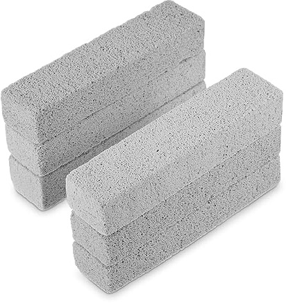SIWOKJJO 6 PCS Pumice Stone for Cleaning, Toilet Pumice Cleaning Stone | Cleaning Limescale Remover Deposits for Kitchen, Bath, Pool, Household Cleaning